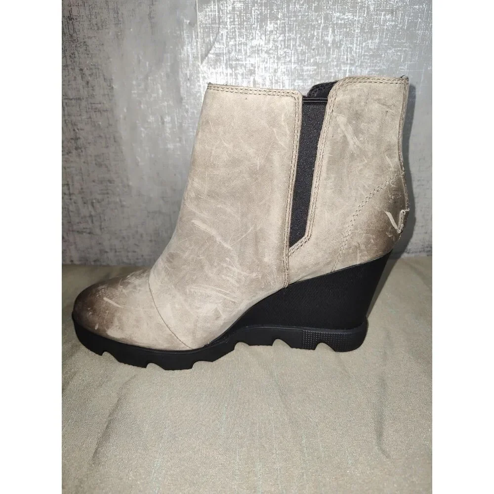 Sorel Joan Uptown Zip Ankle Boots Sz 9